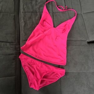 Pink Tankini Swim Suit
